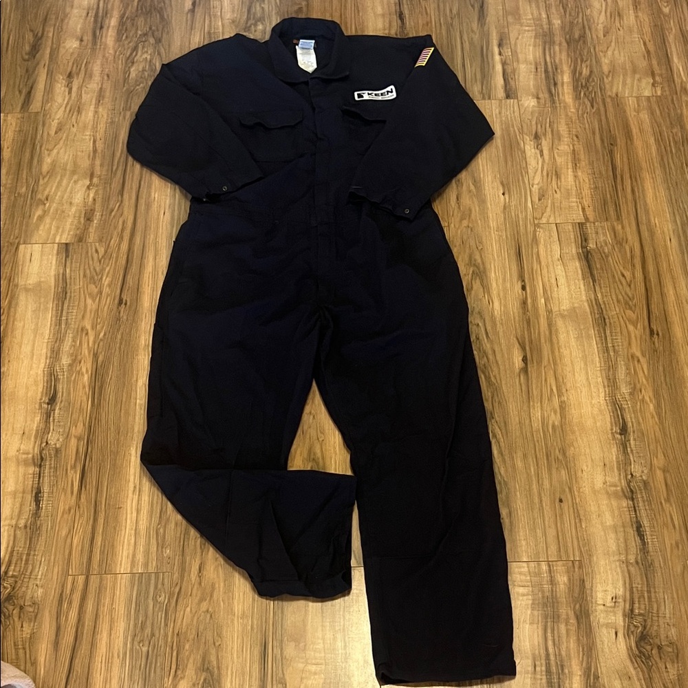 Big Bill Westex Ultrasoft Flame Resistant Industrial Coveralls Logo Patch Sz 52